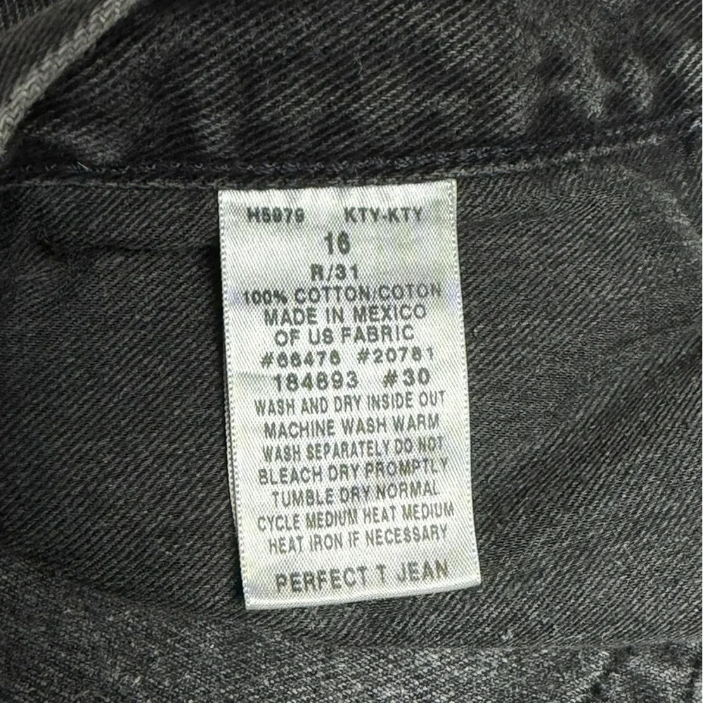 Tommy Hilfiger Vintage 90s Black Jeans Baggy Streetwear High Rise 34x29.5 Unisex